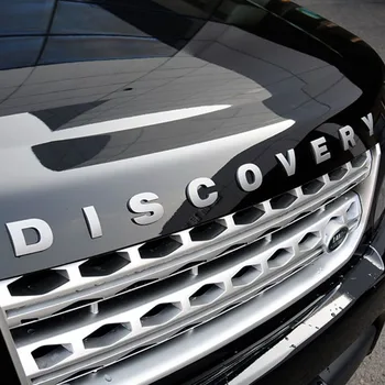Automobilių 3D Metalo Lipdukas Raidinis skaitmeninis Emblema Logotipas Ženklelis Apdailos Decal Land Rover Discovery