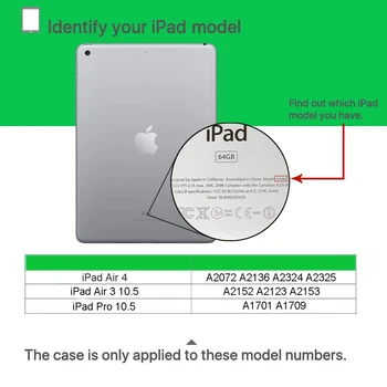 Case for iPad 4 Oro 10.9 Funda 2020 
