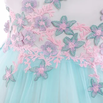 2020 metų Vasaros Suknelė Vaikų Suknelė Gėlių mergaičių Suknelės, Vaikams, Drabužiai Vestuvėms Puošnios Suknelės trumpomis Rankovėmis Kūdikiui Kostiumas Vestidos