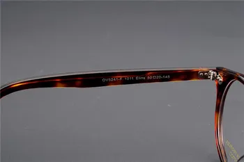 OV5241 acetatas ovalo formos optinių akinių rėmeliai vyrų ir moterų retro trumparegystė recepto optinio skaitymo akinių rėmelių akiniai