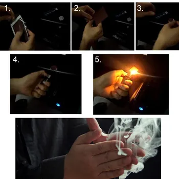 Pixco 100vnt x50Pcs Fotografijos poveikį, priedai, Mystic Piršto Dūmų, Atraminiai Piršto Dūmų Fantazijos Magas Apgauti Priedai