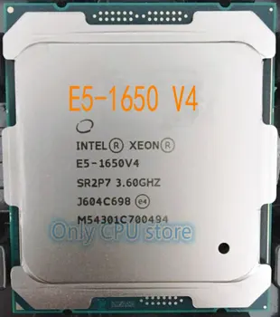 Nemokamas pristatymas E5-1650V4 Originalus Intel Xeon SR2P7 OEM Versija E5 1650V4 3.6 GHZ, 6-Core 15MB SmartCache 140W E5 1650 V4 LGA2011-3