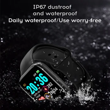 Originalus Didmeninė Y68 Smart Laikrodžiai D20 Fitness Tracker Sporto Vandeniui Širdies Ritmo Monitorius Vyrams Smartwatch Dropshipping Laikrodis