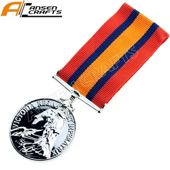 Viktorija Karalienės Pietų Afrikos Britų Karinės Sidabro ir Bronzos Medalis