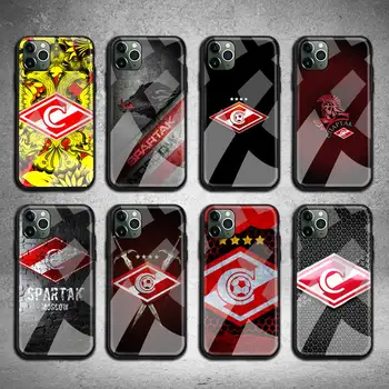 Spartak Maskva Telefono dėklas Grūdintas Stiklas iPhone 11 Pro XR XS MAX 8 X 7 6S 6 Plus SE 2020 atveju