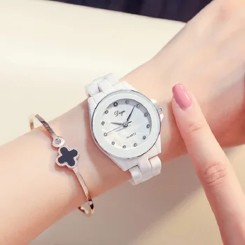 Relojes mujer Moterų Baltos keramikos Laikrodis Apyranke Kvarciniai laikrodžių Moteris, Ponios Laikrodžiai Laikrodis Moterų Mados Laikrodžiai Moterims