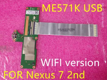 Originalus me571k usb Power Board už Asus Google Nexus 7 2nd Gen 2013 ME571K K008 K009 su laidu 14010-00330800 fpc 42p Bandymo GERAI