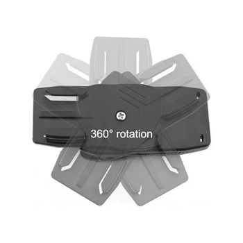 360 Laipsnių Pasukimo Kuprinė Skrybėlę Apkaba Sąvarža+ J-hook Mount Adapteris GoPro Hero 9 8 7 6 5 4 Yi 4K Eken Sjcam Veiksmų Cam Priedų