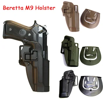 Taktinis Pistoletas Dėklas, skirtas Beretta M9 M92 Kairės, Dešinės Rankos Pistoletų Dėklas Airsoft Pistoletas Atveju Juosmens Irklas, Medžioklės Reikmenys