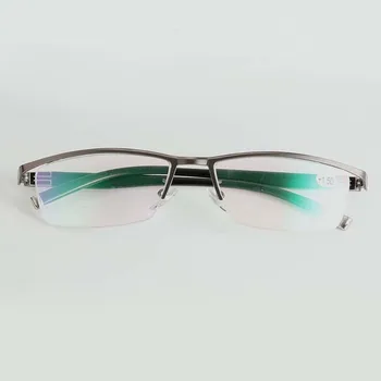 High-end verslo skaitymo akiniai yra itin lengvas aliuminio lydinys pusė-rėmas high-definition skaitymo akiniai