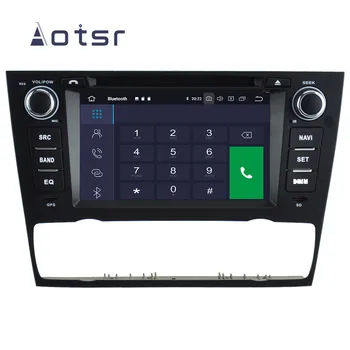 AOTSR 64G ROM Android 9.0 Automobilių GPS Navigacijos, DVD BMW E90 E91 E92 E93 Serie 3 