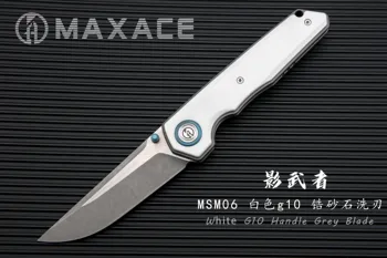 MAXACE Samurajus K110 peilis Sulankstomas peilis kišenėje peilis