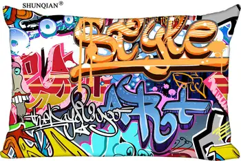 Naujas Grafiti Meno Pagalvės Užvalkalą Užsakymą Vestuvių Užvalkalas Padengti Atvejais Dovana Užtrauktuku Stačiakampis Pagalvės Užvalkalą