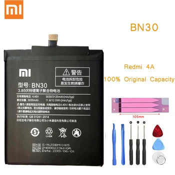 BN30 BN31 BN34 BN35 BN36 BN37 Originalus Xiao Mi 5X 6X A1 A2 Redmi 5 6 4A 5A 6A Pastaba 5A Pro Bateriją Už Xiaomi Mi5X