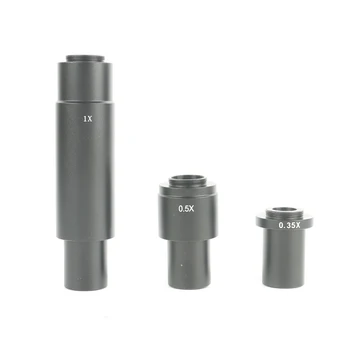CCD pramonės microscopio 0.35 X 0,5 X 1X Vieno Objektyvo Zoom C-mount Adapteris Objektyvas 180X 300X Pramonės Mikroskopu Len Fotoaparatas