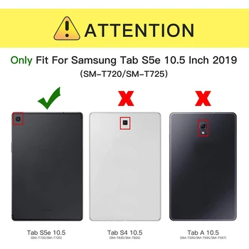 Tablet Case for Samsung Galaxy Tab S5E 10.5 Colio 2019 SM-T720/SM-T725,Slim Tri-Fold 