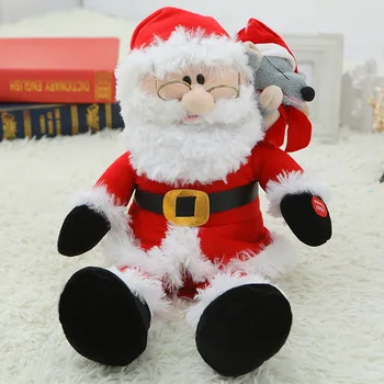 Dainavimo Kalbėti Kalėdų Senelis, Žaislų, Elektroninių Įdaryti Senelio Lėlės Kalbančios Lėlės Kt Pliušiniai Žaislai Kalėdų Dovanos Vaikams