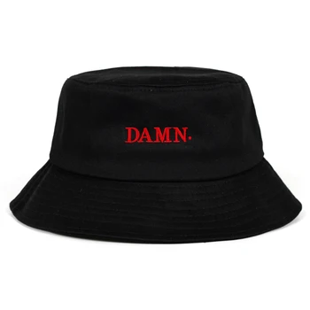 2019 naujausias juoda kibiro kepurę moterims, vyrams NUSISPJAUTI siuvinėjimo žvejų skrybėlių mados kibirą kepurės prekės skrybėlės mados u