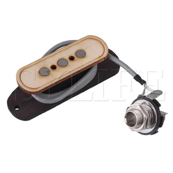 6.35 mm Skylė Dia 4.3 K 3 String Bass Pikapas Elektros Cigarų Dėžutės Gitara Mediniai