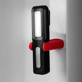 2VNT USB Įkrovimo Darbinis Šviesos COB LED Žibintuvėlis atsparus Vandeniui Stovyklavimo Lempa, Nešiojamų Žibintų su Magnetas, Kablys, Elektra Ekranas