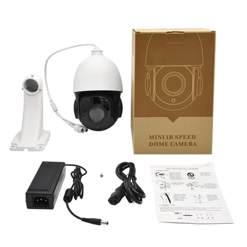 PTZ IP Kamera 5MP 8MP 18 X-30X ZOOM Vandeniui Mini Speed Dome Kamera Lauko IR 50M H. 265 CCTV Saugumo Kameros IP ONVIF Įspėjimo