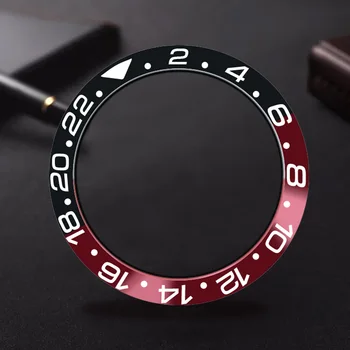 Laikrodžiai Atsarginės dalys, 38 mm, juodos ir raudonos Titano rėmas 40 mm automatinis laikrodis, laikrodis įterpti magistrantūros Žiūrėti
