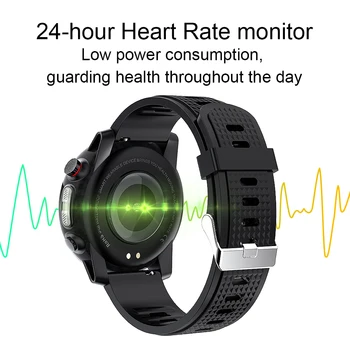 LIGE Smart Watch Vyrų IP68 Vandeniui EKG, Kraujo Spaudimą, Širdies ritmą, Miego Stebėjimo Sporto Treniruoklių Smartwatch 