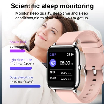 P22 Smart Watch Vyrų IP67 atsparus Vandeniui Fitness Tracker Širdies ritmo Monitorius Moterų 2020 M. Nwe Smartwatch WhatsApp 