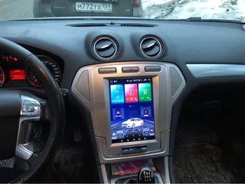 9.7 COLIŲ LCD EKRANAS touch panel Tesla stiliaus automobilių gps multimedijos radijo grotuvas Už Ford Mondeo 2007-2010 Galaxy 2011-2013 m.