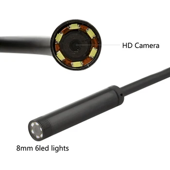 8mm 1m 2m 3.5 m, Wifi IOS Endoskopą Kamera Borescope IP67 atsparus Vandeniui Tikrinimo Iphone Endoskopą 