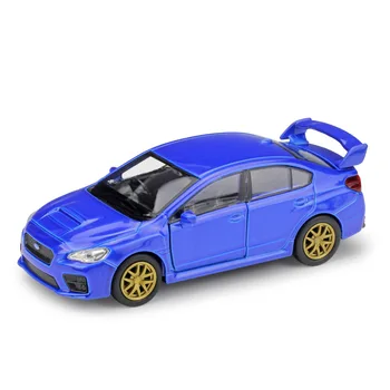 Kokybė 1:36 WRX STI automobilių sporto lydinio modelis,modeliavimas die-casting metalinės durys traukti atgal, vaikų žaislas dovana modelis,nemokamas pristatymas