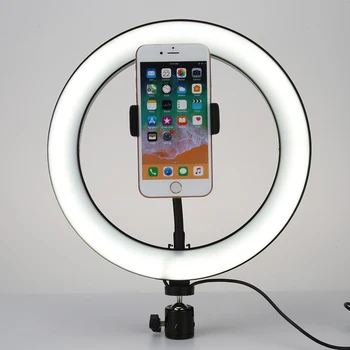 16cm/26cm LED Selfie Žiedas Šviesos Pritemdomi LED Žiedo Lempos Foto Video Kamera Telefoną Šviesos ringlight Live 