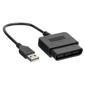OSTENT USB 2.0 Valdiklio Gamepad Joystick Adapter Keitiklio Kabelį, Laidą Suderinama Sony PS1 PS2 Wired Controller prie PC