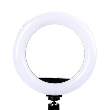 Fotografija LED Selfie Žiedas, Šviesos, šviesos srautą galima reguliuoti Fotoaparato Telefono skambutis, Lempos 20cm Su Mini Lentelę Trikojai Makiažo Vaizdo Gyventi Portretas