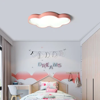 Modernių lubų liustra už Miegamojo, Vaikų, mergaičių kambario šviestuvo su Mėlyna Balta Oranžinė Rožinė Lempa atspalvių šviestuvai