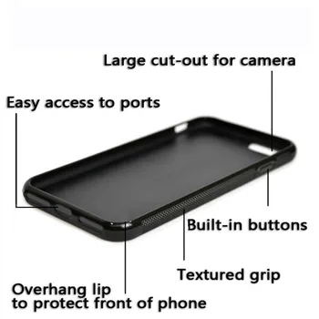 Mobilusis Telefonas Atvejų PC Kieto Plastiko Dangtis su 