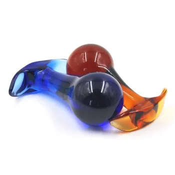 Mėlyna Galvos Pyrex Crystal Wave Analinis Granulės Butt Plug Dildo Masturbacija Stikliniai Sekso Žaislai Produktą Vyrų Moterų Analinis Kaištis