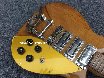 2019 Aukštos kokybės ricken stiliaus elektrinė gitara, du alksnis įstaigų, klevo gitaros kaklo, korėjiečių gamybos tris pikapas,nemokamai sh