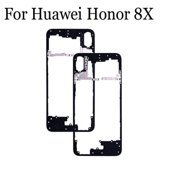 Priekiniai Būsto Važiuoklės Plokštė LCD Ekranas Faceplate Rėmo (Ne LCD) Už Huawei Honor 8X Viduryje Kadro Būsto Huawei Honor 8 X