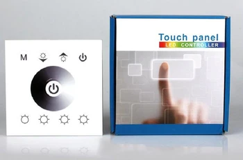 Sieniniai Touch Panel/Spalvos Temperatūra/WIFI Valdytojas stiprumą už RGB RGBW LED šviesos Juostelės 12V-24V