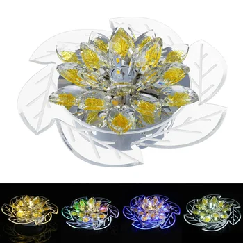 Šiuolaikinės Spalvinga Kristalų LED Lubų Šviesos Įleistinis Sumontuoti Gėlių Rungtynių Lempa Svetainės 110V/220V paviršinės Montuotės