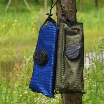 20L Vandens maišelį Kempingas Ultralight Dušo maišas PVC Sulankstomas krepšys Nešiojami Saulės Gatvės Pėsčiųjų Saulės Energija Šildomas Stovykla Dušo Krepšiai