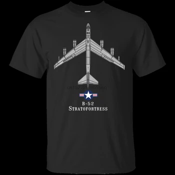 B-52 Stratofortress Tech Piešimo Šaltojo Karo Bombonešis Black Marškinėliai M Xxxl