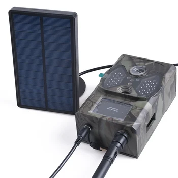 Saulės baterijų Įkroviklio Išorės Varomas elektros Energijos Tiekimo 9V 12V Medžioklės Kamera, Foto Spąstus HC900 HC801 HC700 HC550 HC300