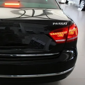 Naujas 3D ABS Silver Black Automobilių Lipdukas Raidžių Kamieno 
