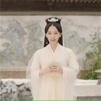 Kinijos bį jingyi hanfu kostiumai senovės dinastijos derliaus moterų pasakų cosplay drabužius gražus princesė Tv Filmo istorija Žaisti
