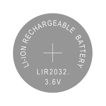 Li-ion LIR2032 Įkraunama Baterija 3,6 V 100 Vienetų, Ličio Mygtuką Monetos Elementų Baterijų LIR 2032 Pakeičia CR2032