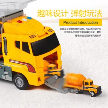 Didelis žaislas autobusų žaislas automobilių inžinerijos automobilį padegė sunkvežimį darželio lydinio automobilių berniukas žaislas