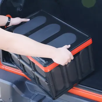B-GYVENIMO Išardomi Saugojimo Dėžės Pack 2 su Dangteliu Dėžes, Plastikiniai Nešti talpinimo Bakas