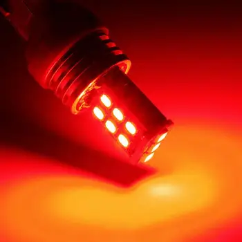 2vnt Ruožtu Uodegos Šviesos 15-LED Raudona Strobe/Mirksi Mirksi Lemputė, Stabdžių Uodega Apšvietimo Žibintas Gabaritinis Žibintas Galinis LED